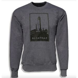 Gray Sweatshirt - San Francisco Alcatraz Island - Unisex M/L